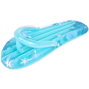Chanclas con purpurina grande OEM, flotador inflable para piscina, zapatillas para exteriores, tumbona, alfombrilla flotante para adultos, Fiesta en la piscina, relajación - Product Image 1