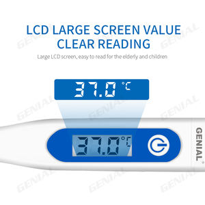 Termometer Digital fleksibel klinis, untuk termometer inframerah elektrik bahan plastik, termometer mulut dan ketiak bayi - Product Image 3