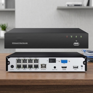 Enregistreur vidéo réseau (NVR) <span class=keywords><strong>ZOSI</strong></span> 8 canaux POE H.265 de haute qualité avec application intelligente, disque dur 8 To, résolution 4K, détection de mouvement et détection de visage - Product Image 4