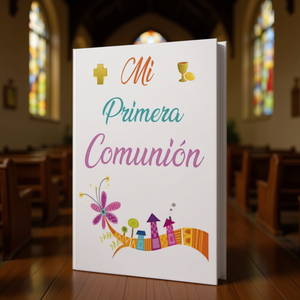 Mon Premier Cérémonie de Communion - Livre Décoratif 24x29 cm pour Événement Religieux - Product Image 3