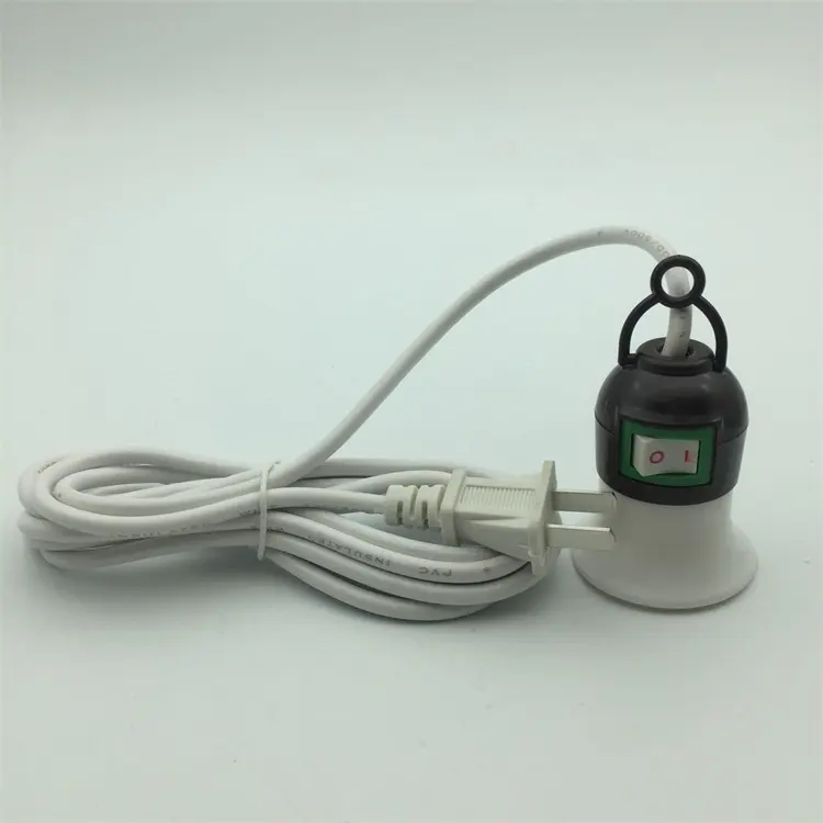 Plug Jack Female Wiring Harness Plug Jack Male Wiring Harness Black Standard European Salt Lamp Cord With Dimming switch
