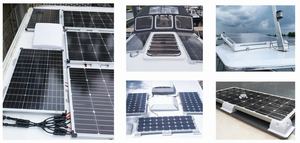 All'ingrosso più economico ABS motore solare Yacht sistema di montaggio solare pannello solare supporto in plastica Caravan supporto per tetto - Product Image 2