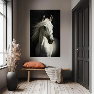 Arte Mural Minimalista Realista de Animales, Decoración Texturizada en 3D sobre Lienzo, Pintura al Óleo para Decoración de Interiores, Venta al Por Mayor - Product Image 4