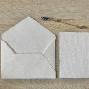 <span class=keywords><strong>Rsvp</strong></span> bông phong bì với deckled cạnh và rách Rag Thư viết giấy gửi thư túi với cao cấp kết thúc - Product Image 4