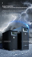 Vertiv Liebert GXE2 10KVA UPS Online Cadangan Panjang Fase Tunggal 220V Gelombang Sinus Hitam Pemasangan Menara Baterai Asam Timbal untuk Jaringan