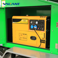 Überwachungs system Solar panel Trailer CCTV-Kamera turm mit wiederauf lad baren Batterien