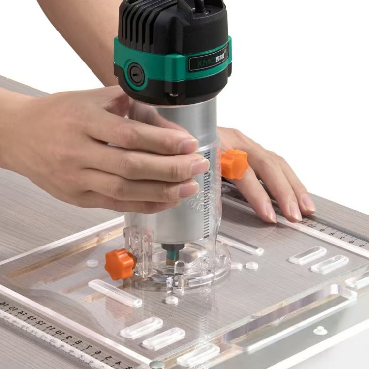 Acrylic Trimming Router Base Offering Quick Setup And Compatibility With Most Common Trim Routers On The Market