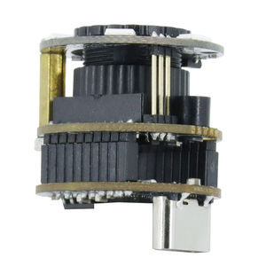 Módulos de cámara integrados de reconocimiento de alta velocidad de 2MP Exposición global Tablero de luz de visión nocturna infrarroja Tubos de agujeros circulares Negro - Product Image 3