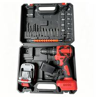 Outils ménagers, perceuse à percussion sans fil 21V avec moteur sans balais, mandrin de 10 mm, batterie 1,2 Ah, forets durables