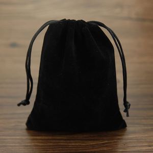 Pochette Cadeau Octogonale en Velours Doux 7x9cm avec Logo Personnalisé Imprimé, Emballage Cadeau Portable avec Cordon pour Promotions - Product Image 3