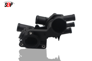 OE 032 121 111 AP/032121111AP Carcasa del termostato del refrigerante para VW POLO S KODA CORDOBA SEAT <span class=keywords><strong>IBIZA</strong></span> 2000-2010 años Conector de agua - Product Image 2