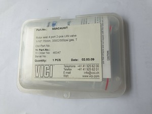 PLC <strong>VICI</strong> SSAC4UWT ROTOR SEAL 4 PORT 2-POS UW-VALVE 1/16" 75mm 330C/300PSI GAS T (R4S Warranty Product - Product Image 1