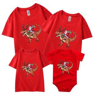 Vêtements de Noël pour père, mère, fils, fille, t-shirt pour femme, <span class=keywords><strong>homme</strong></span>, enfant, barboteuse pour bébé, tenues assorties pour la famille, look familial pour le Nouvel An - Product Image 4