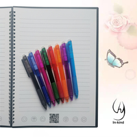 Alili Rocketbook Smart Carnet réutilisable avec balayage A4 effaçable Smart Recyclé Carnet