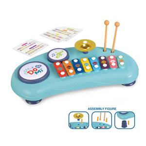 Xylophone éducatif à 8 notes, jouet musical 2 en 1 pour l'apprentissage précoce et le développement sensoriel - Product Image 1