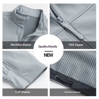 Veste pour homme, veste softshell pour couple, imperméable, coupe-vent, protection UV, antibactérienne, respirante, légère, course à pied, extérieur