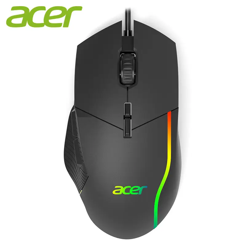 Acer Mouse Gamer Mouse kabel optik ajaib, Mouse Gaming Usb komputer