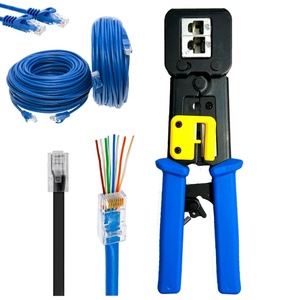 CAT5 Cat5e Cat6 RJ45 Ethernet RJ45 8P8C LAN Cable Red RJ45 Enchufe Ethernet RJ45 Herramienta RJ45 Paso a través del conector Cat6 - Product Image 4