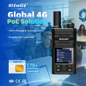 Radio bidirectionnelle Binqi 4G Walkie Talkie LTE POC avec système de dispatchage PTT réel pour taxis et transport logistique - Product Image 1