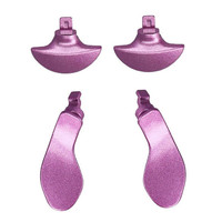 SYYTECH Kit de boutons de palette en métal 4 en 1 pour pièces de réparation de contrôleur PS5 Playstation 5 EDGE