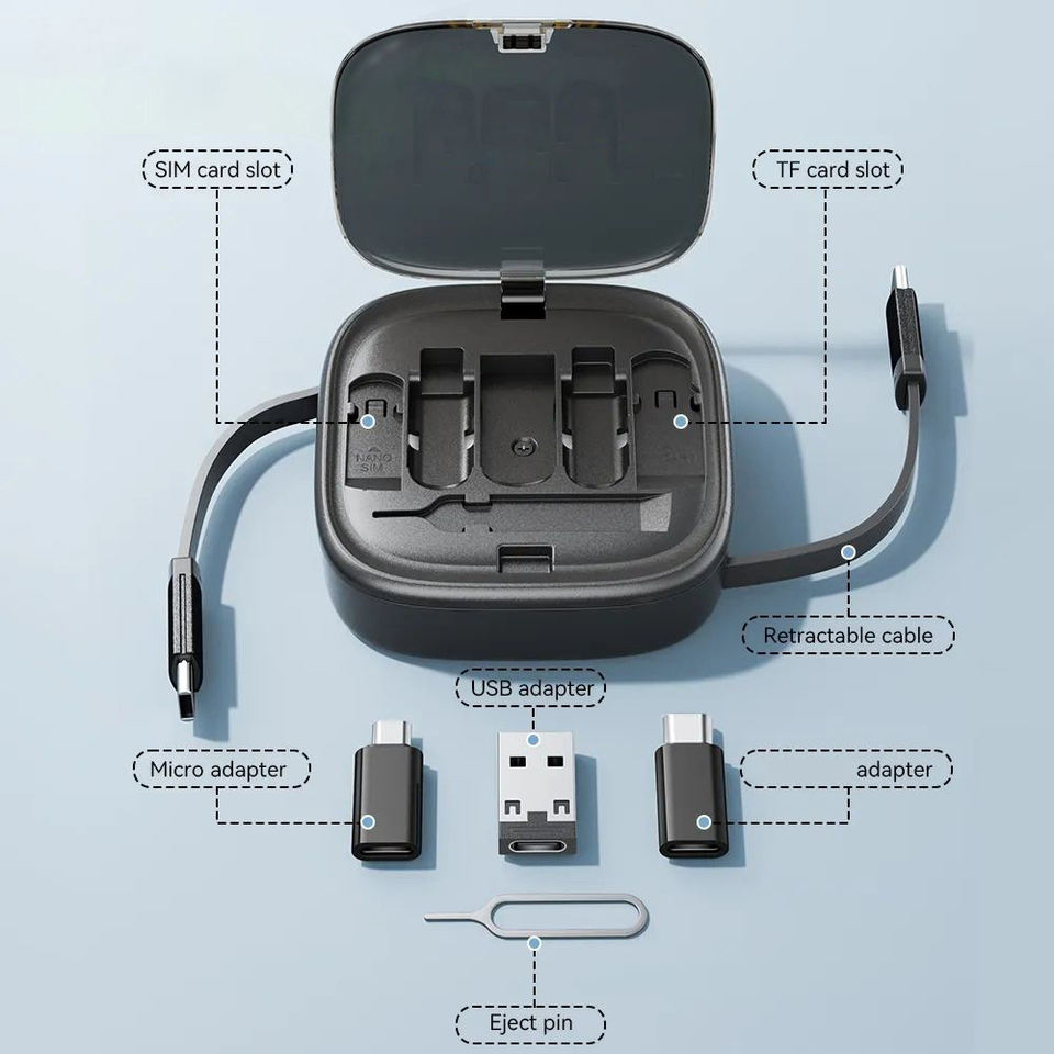 Universal 1M USB Adapter Set - Versatile Charging Solutions