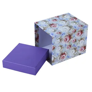 誕生日プレゼントの紙箱のための石鹸のバラとギフトフラワーボックスを包装するパーファムボックス