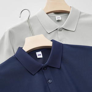 เสื้อกอล์ฟแขนสั้นผู้ชาย ผลิตจากโพลีเอสเตอร์ 88% สแปนเด็กซ์ 12% พิมพ์ลายแบบซับลิเมชั่น แห้งเร็ว ผลิตในจีน - Product Image 4