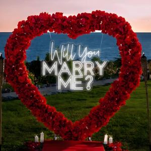 S33 Soporte de Flores en Forma de Corazón para Decoración de Bodas, Arreglo Floral para Pedida de Mano, Corazón de Flores para Decoración de Eventos - Product Image 2