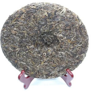 Vente en gros Yunnan Shen Puer 357 grammes de thé gâteau Menghai région Bulangshan non fermenté Puerh Qi <span class=keywords><strong>Zi</strong></span> Bing Gu Shu Cha - Product Image 5