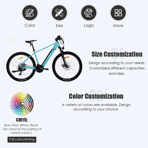Bicicleta Eléctrica de Montaña de 29 Pulgadas con Frenos de Disco Hidráulicos de Aluminio, Batería de Litio de 10 Ah, Stock de Fábrica - Product Image 2