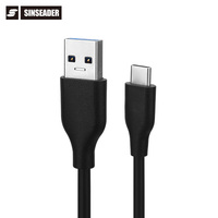 Support de câble USB 3.0V en plastique noir, charge rapide, livraison gratuite