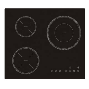 VBGK Cina Fornello Elettrico con Cassa in Acciaio Inossidabile, Piano Cottura a Induzione a Tre Fuochi e Piano Cottura in Ceramica - Product Image 4