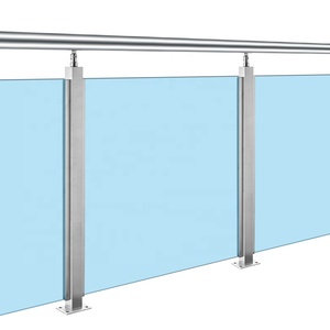 Rails d'escalier de luxe en acier inoxydable, <span class=keywords><strong>Balustrade</strong></span> d'intérieur, balcon en <span class=keywords><strong>verre</strong></span>, <span class=keywords><strong>Balustrade</strong></span> en <span class=keywords><strong>bois</strong></span>, modèles modernes, 8 pièces - Product Image 3