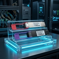 Nouveau module fibre optique QSFP-100G-20KM BIDI à fibre unique, compatible avec les grandes marques d'équipements (paire)