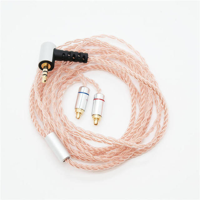 Fit for IE300 IE600 IE900 2.0MM Balanced MMCX IEM Earphone Update Replacement OCC Cable for Speaker & Monitor