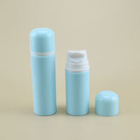 Flacon pompe sans air PP 50ml 100ml 150ml vide pour cosmétiques, sérums et lotions – Emballage de soins de la peau
