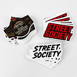 Etiqueta Adhesiva de PVC con Logotipo Impreso, Diseño Personalizado, Brillante, Impermeable, Vinilo Holográfico, Troquelado Personalizado - Product Image 1