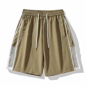 กางเกงขาสั้นของเด็กผู้ชายแบบมีซิปด้านข้างกางเกงตาข่าย2025ระบายอากาศได้ดีใหม่แฟชั่นผ้าไอซ์ซิลค์แนวสปอร์ตกลางแจ้งแบบสปอร์ตสวมใส่สบายปรับแต่งโลโก้ได้ตามต้องการ - Product Image 4