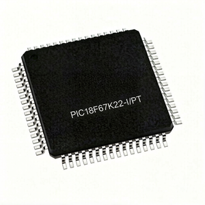 PIC18F67K22-I/PT ไมโครคอนโทรลเลอร์ 8 บิต 64MHz หน่วยความจำแฟลช 128KB หน่วยความจำ RAM 3968B แบบ TQFP64 สำหรับอุปกรณ์อัจฉริยะระบบควบคุมอุตสาหกรรม - Product Image 1