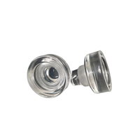 Bouchon en verre en forme de T avec couvercle et logo personnalisé Bouchons de bouteilles jetables pour bouchons de couvercles de whisky brandy premium