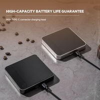 Balance numérique portable pour café, mini, coque métallique, chargement USB-C, fonction minuterie, compatible expresso et pour-over, balance électronique