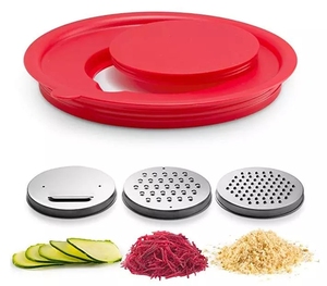 Juego de Tazones para Mezclar de Acero Inoxidable al por Mayor, Sostenibles, para Servir Ensaladas, Antideslizantes, con Tapas y Rallador - Product Image 2