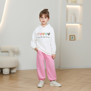 All'ingrosso alla moda ragazze set di <span class=keywords><strong>abbigliamento</strong></span> primavera autunno Pullover amore maglione stampato per bambini di moda transfrontaliera - Product Image 4