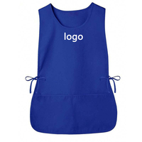 Tablier de cuisine personnalisé avec logo, tissu de travail pour restaurant, faible MOQ, respirant, pour jardinage, coupe, barbier, coiffeur, salon, cape