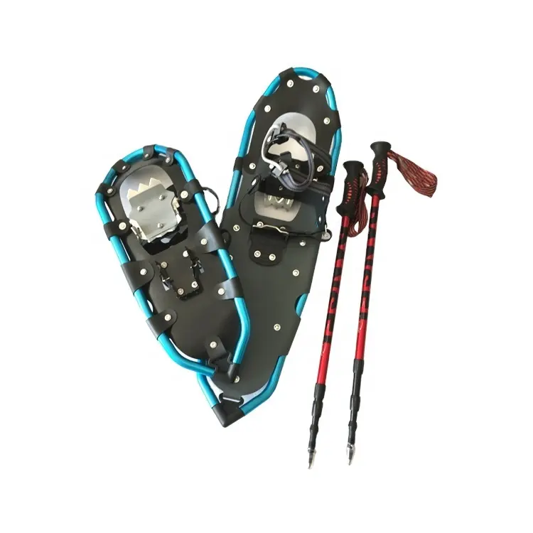 Outdoor Winter Sports Camping Accessories Snow Skiing Shoes Anti Slip Aluminum Alloy All Terrain Snowshoes