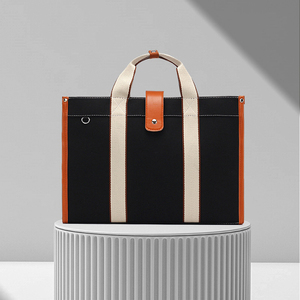 Luxury Portable Large Canvas <strong>Caddy</strong> Tote <strong>Bed</strong> Style Diaper Bag Car Travel Bag with Dividers for Busy Parents - Product Image 1