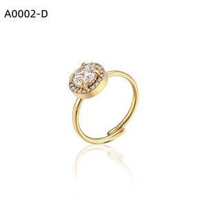 AMY แหวนแฟชั่นประดับด้วยเพชรสวิส925แหวนค็อกเทลชุบเงินสำหรับผู้หญิง A0002เครื่องประดับงานหมั้น - Product Image 2