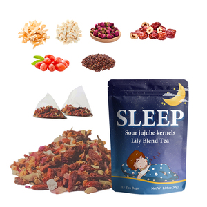 เมล็ดพุทรารสผลไม้ออแกนิกสำหรับชารสเปรี้ยวลิลลี่ Poria cocos ชาพักผ่อน - Product Image 6