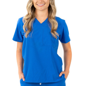 Short Sleeve Nurse Fig Uniforms <b>Sets</b> Custom Scrubs Suit Hospital Uniforms Scrubs Uniforms <b>Sets</b> Full Sleeve - Product Image 5