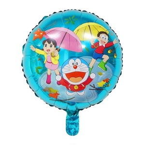 Dingdang Cat Film d'aluminium rond Takahiro Amei de 17 pouces et ballon de film brillant pour la décoration et la configuration de la fête d'anniversaire. - Product Image 3